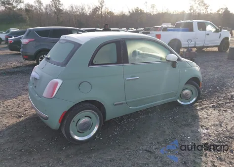 2015 Fiat 500 1957 Edition from USA, damaged, VIN 3C3CFFCR2FT555864